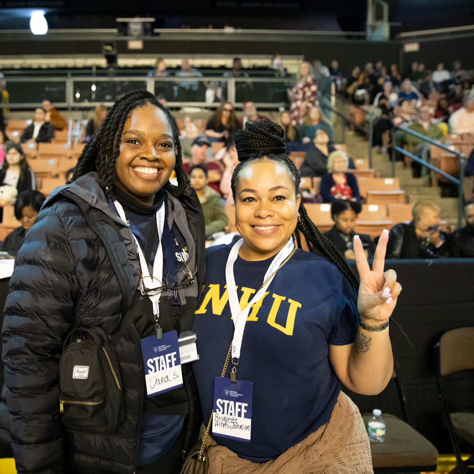 two women posing for a picture